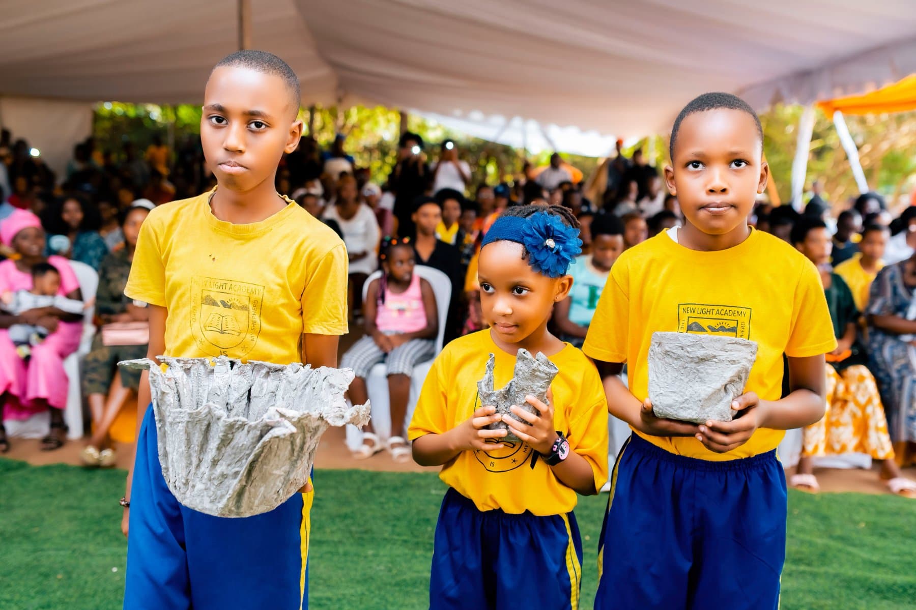 Children learning and playing